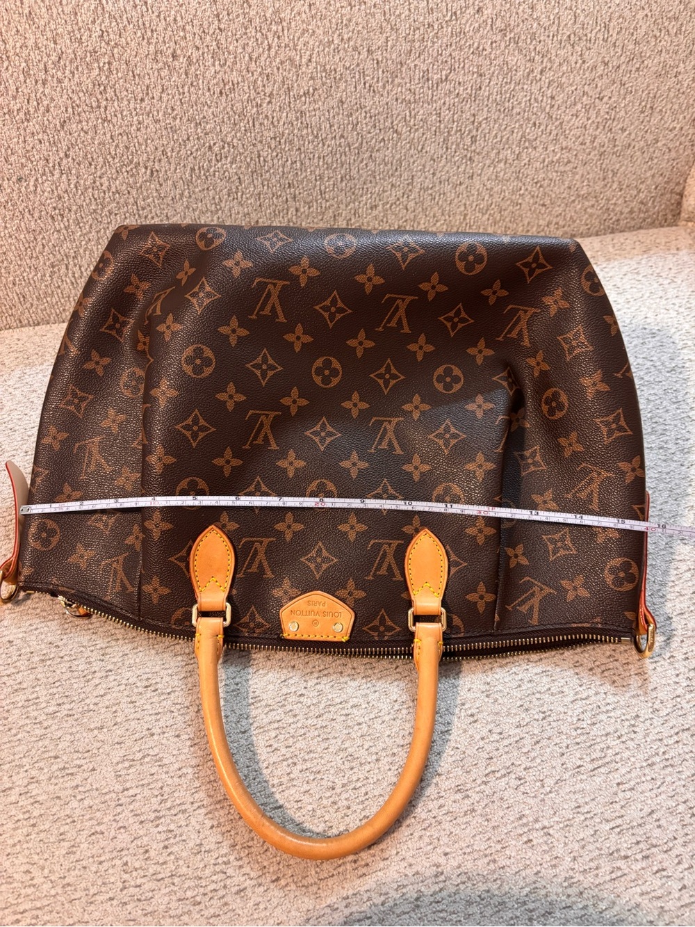 *Fashion* Handbag in Brown with Vachetta Leather - Picture 15 of 17